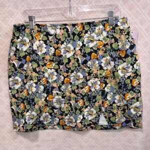 Wild Fable Floral Print Mini Skirt